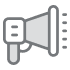 megaphone icon illustration